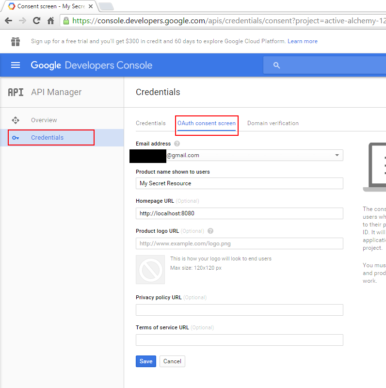 Oauth2 Tutorial Using Google As Authentication Service